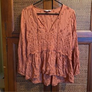 Mauve American Eagle Blouse